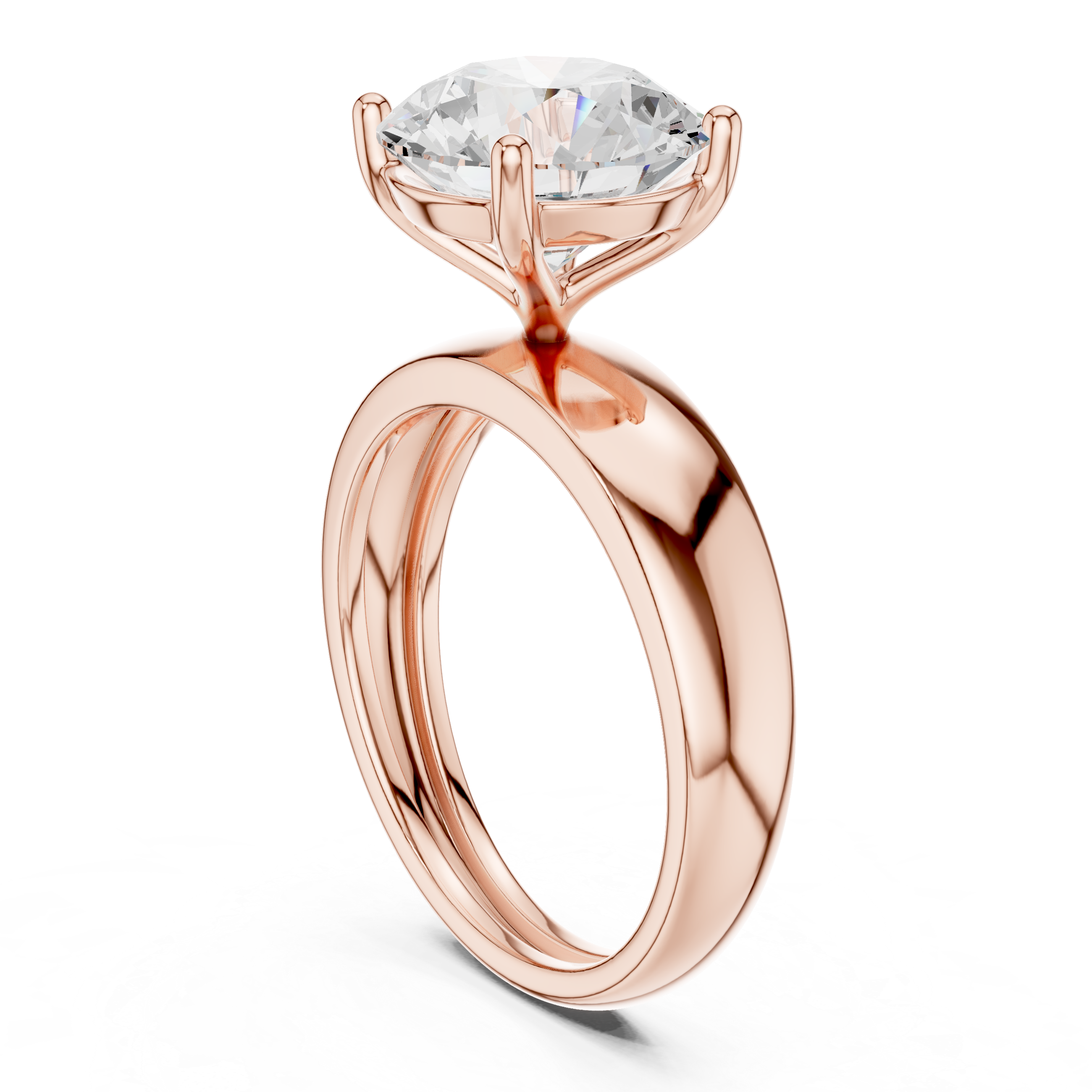 1.50 Carat Round Cut Lab-Grown Diamond Solitaire Ring in 14K / 18K Gold , VVS1 Clarity – SGL Certified