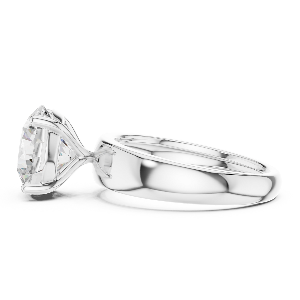 1.50 Carat Round Cut Lab-Grown Diamond Solitaire Ring in 14K / 18K Gold , VVS1 Clarity – SGL Certified