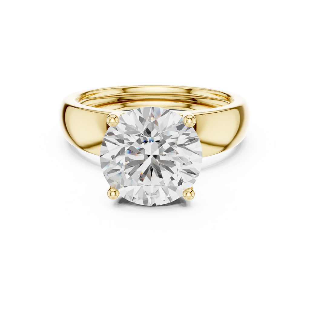 1.50 Carat Round Cut Lab-Grown Diamond Solitaire Ring in 14K / 18K Gold , VVS1 Clarity – SGL Certified