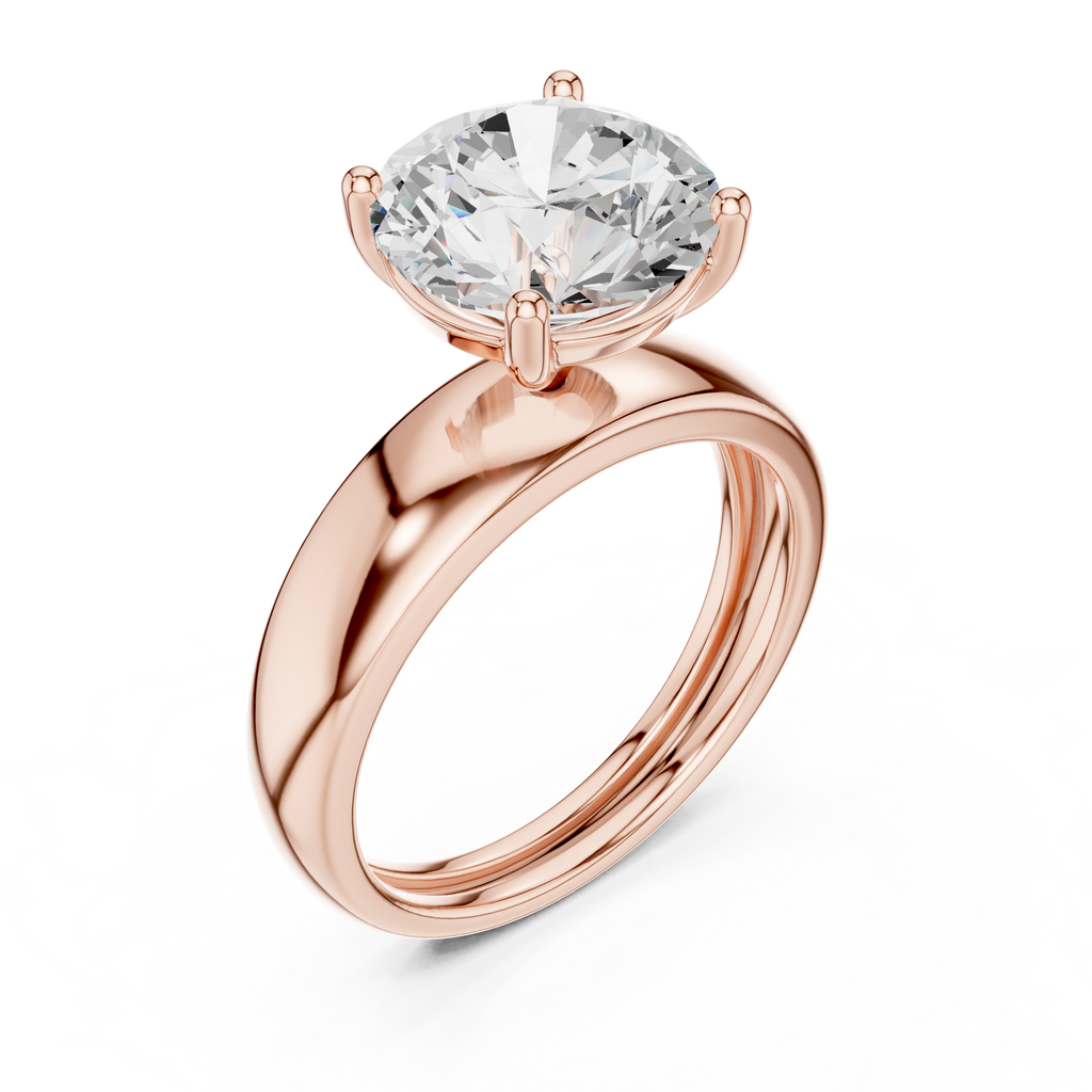 1.50 Carat Round Cut Lab-Grown Diamond Solitaire Ring in 14K / 18K Gold , VVS1 Clarity – SGL Certified
