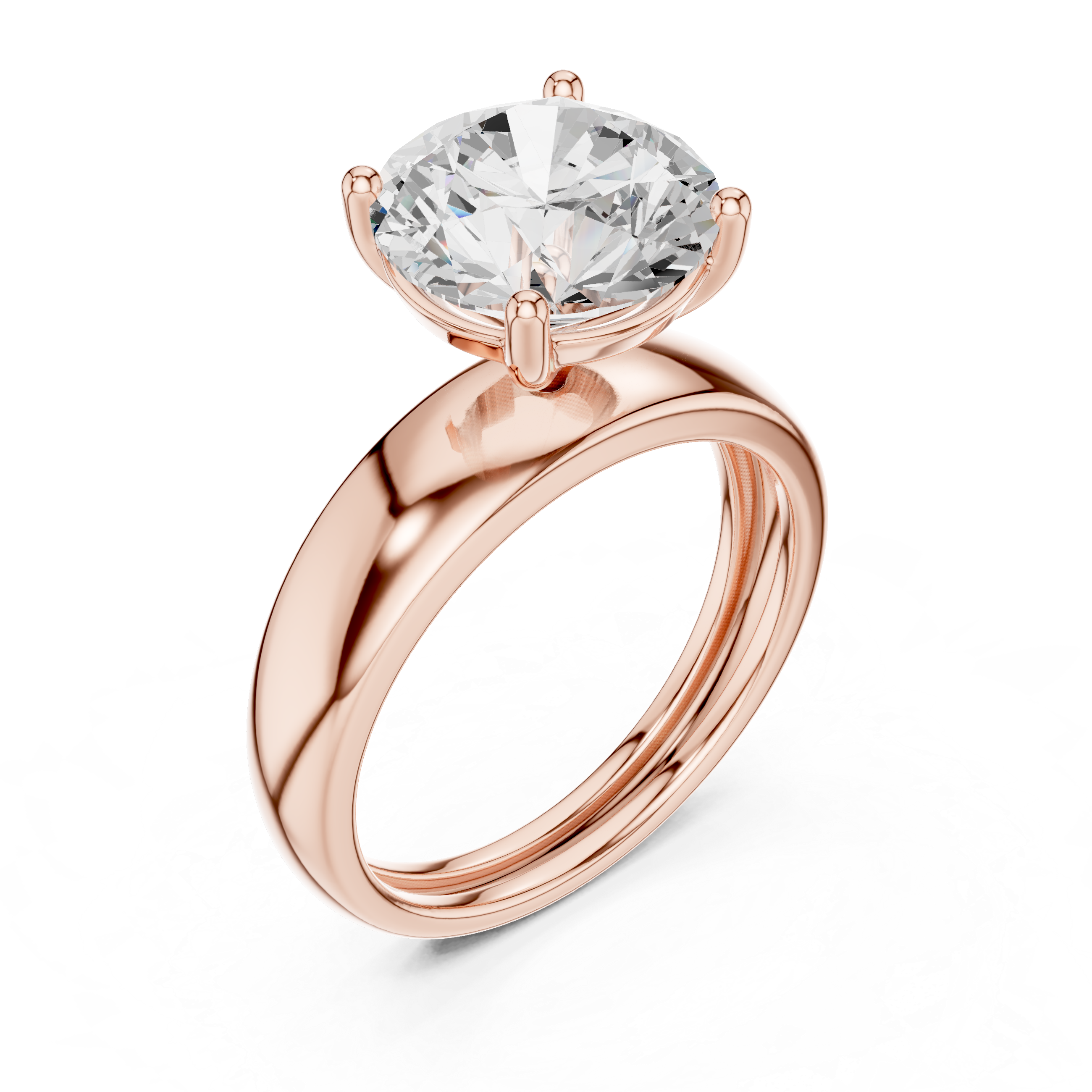 1.50 Carat Round Cut Lab-Grown Diamond Solitaire Ring in 14K / 18K Gold , VVS1 Clarity – SGL Certified