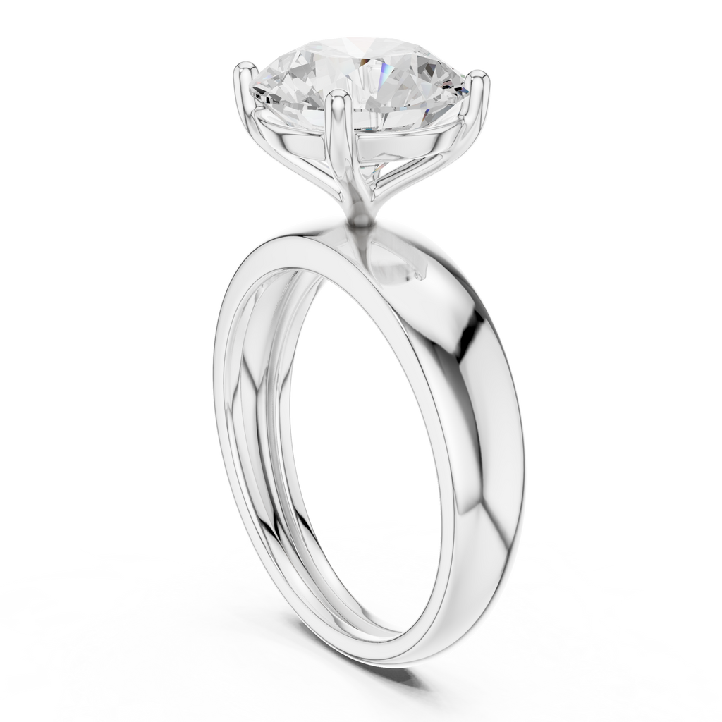 1.50 Carat Round Cut Lab-Grown Diamond Solitaire Ring in 14K / 18K Gold , VVS1 Clarity – SGL Certified