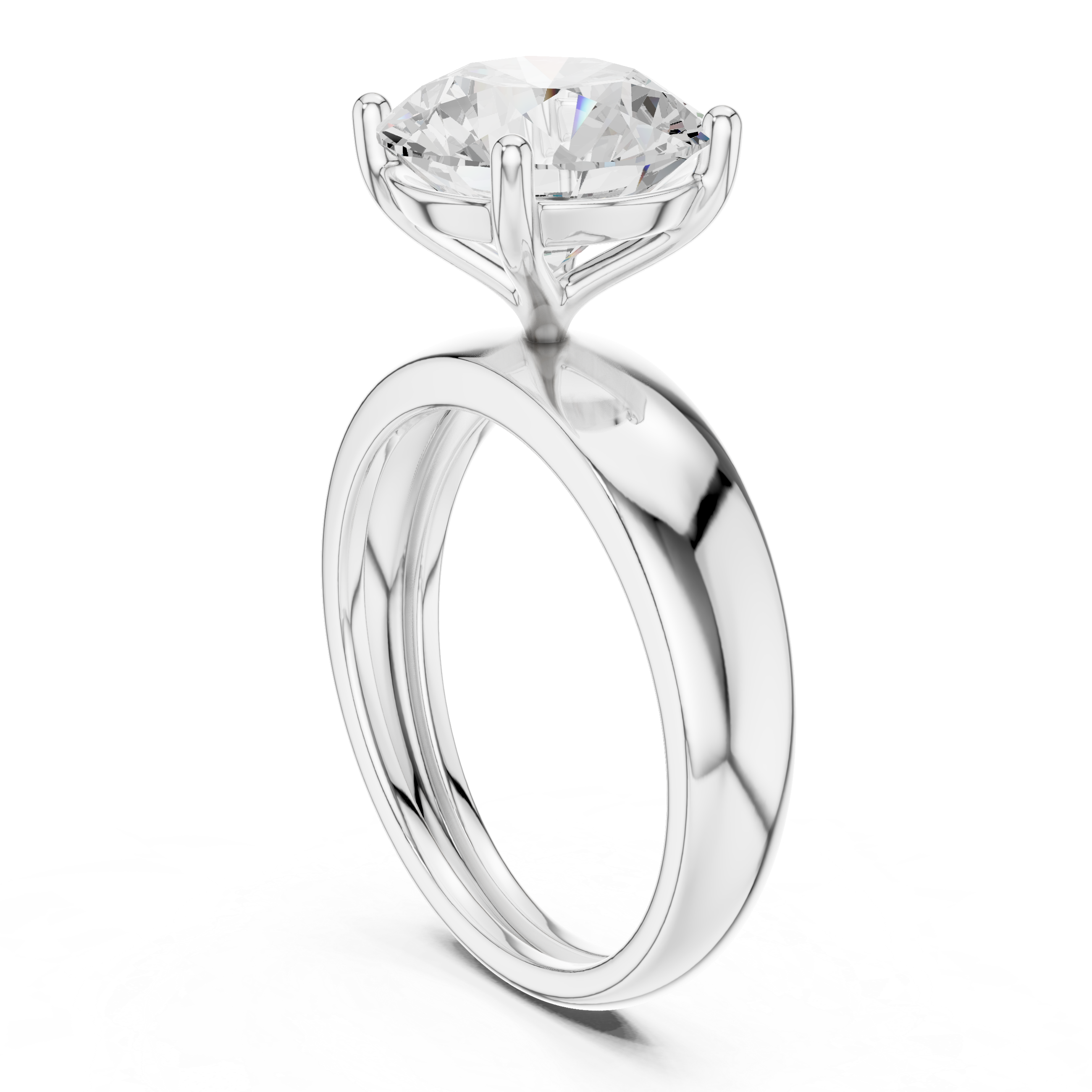 1.50 Carat Round Cut Lab-Grown Diamond Solitaire Ring in 14K / 18K Gold , VVS1 Clarity – SGL Certified