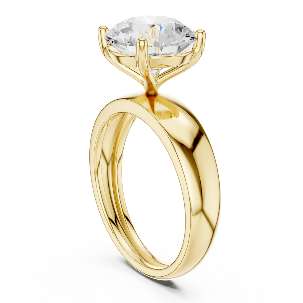 1.50 Carat Round Cut Lab-Grown Diamond Solitaire Ring in 14K / 18K Gold , VVS1 Clarity – SGL Certified