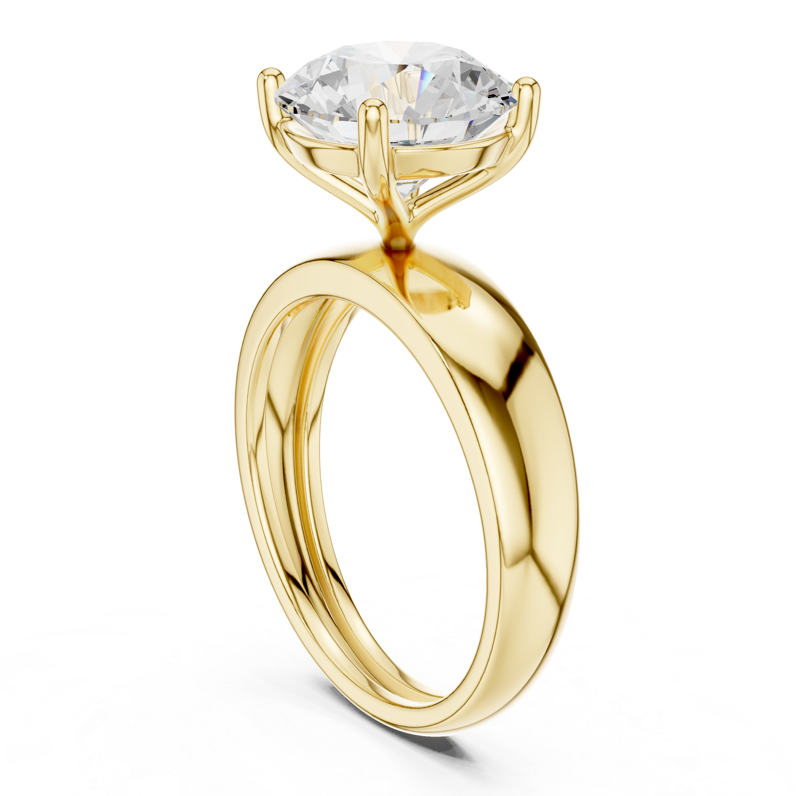 1.50 Carat Round Cut Lab-Grown Diamond Solitaire Ring in 14K / 18K Gold , VVS1 Clarity – SGL Certified