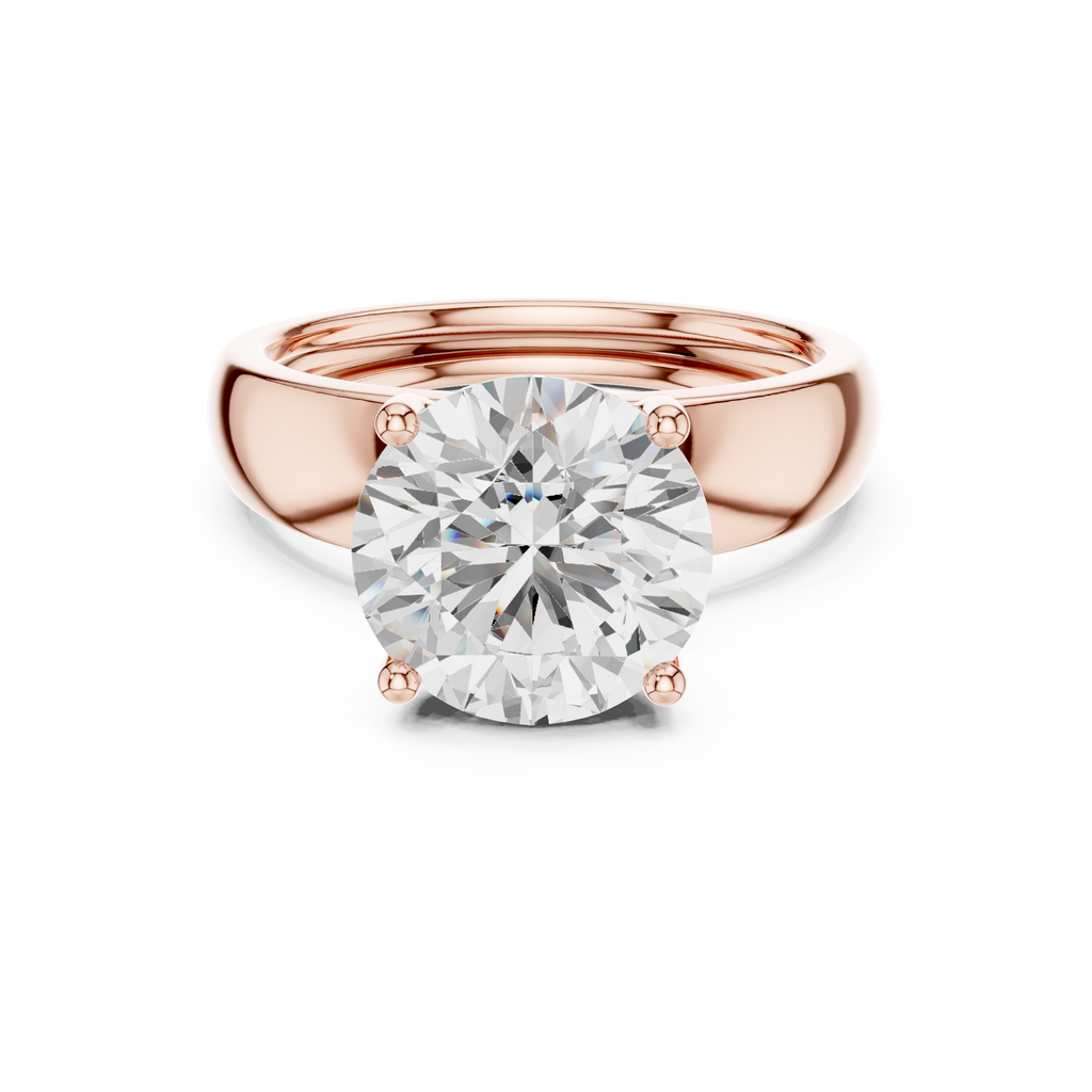 1.50 Carat Round Cut Lab-Grown Diamond Solitaire Ring in 14K / 18K Gold , VVS1 Clarity – SGL Certified