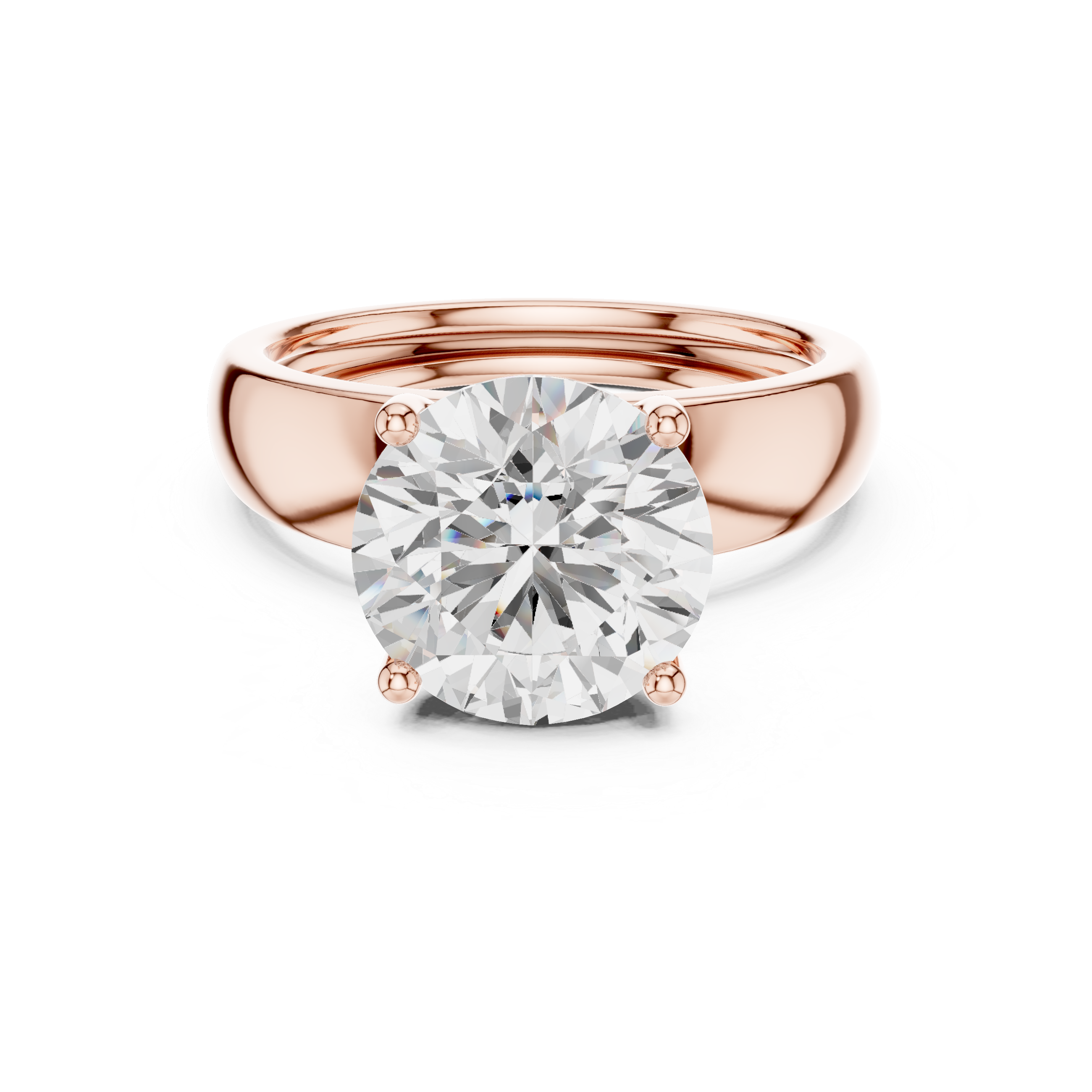 1.50 Carat Round Cut Lab-Grown Diamond Solitaire Ring in 14K / 18K Gold , VVS1 Clarity – SGL Certified