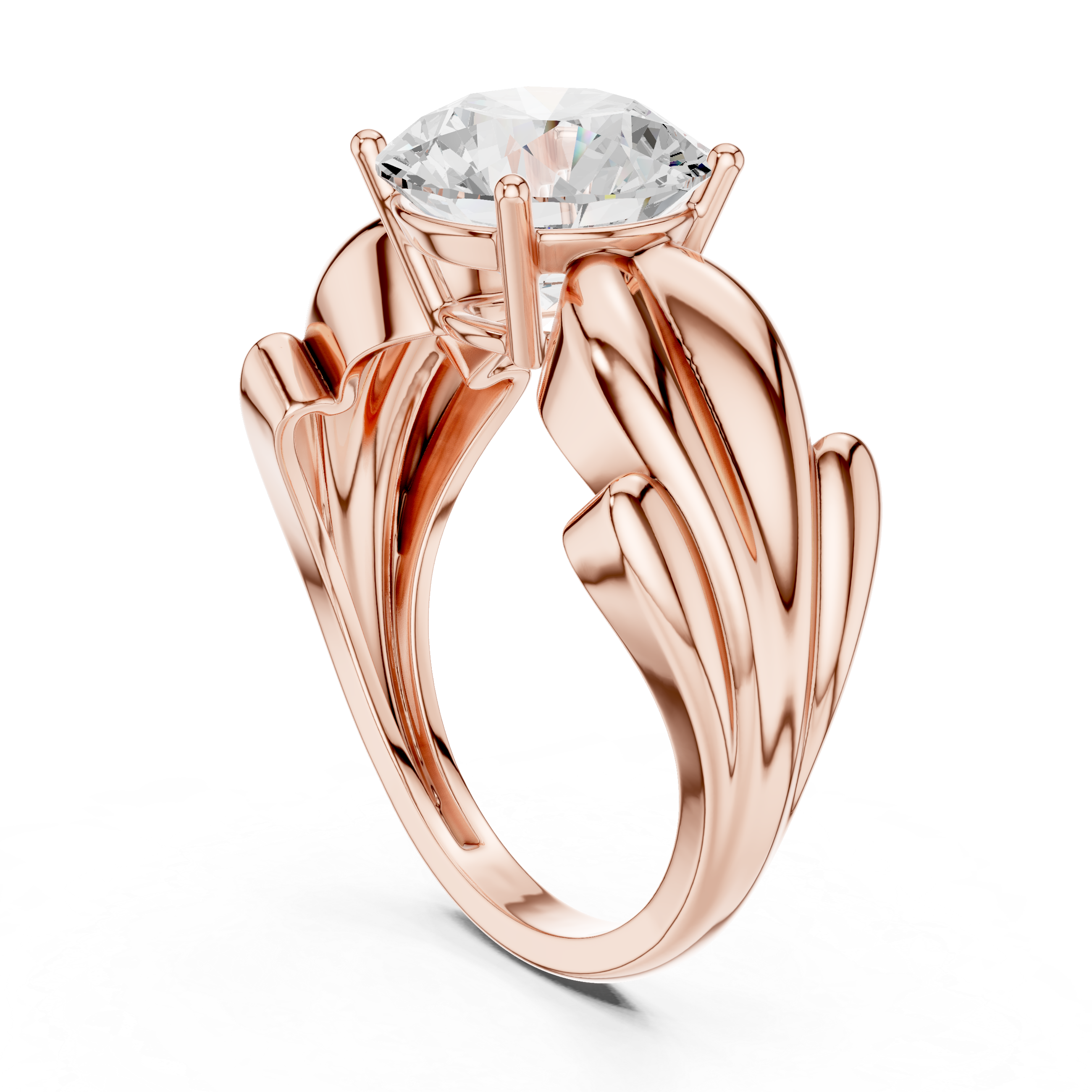 2.50 Carat Round Cut Lab-Grown Diamond Solitaire Ring in 14K / 18K Gold , VVS1 Clarity – SGL Certified