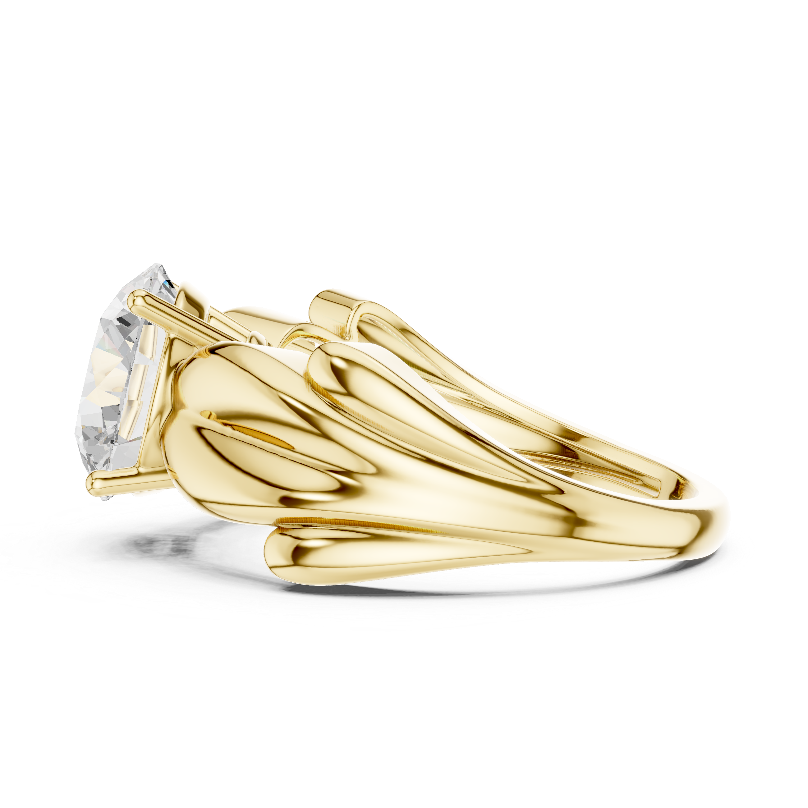 2.50 Carat Round Cut Lab-Grown Diamond Solitaire Ring in 14K / 18K Gold , VVS1 Clarity – SGL Certified