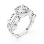 2.50 Carat Round Cut Lab-Grown Diamond Solitaire Ring in 14K / 18K Gold , VVS1 Clarity – SGL Certified