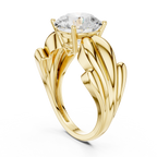 2.50 Carat Round Cut Lab-Grown Diamond Solitaire Ring in 14K / 18K Gold , VVS1 Clarity – SGL Certified