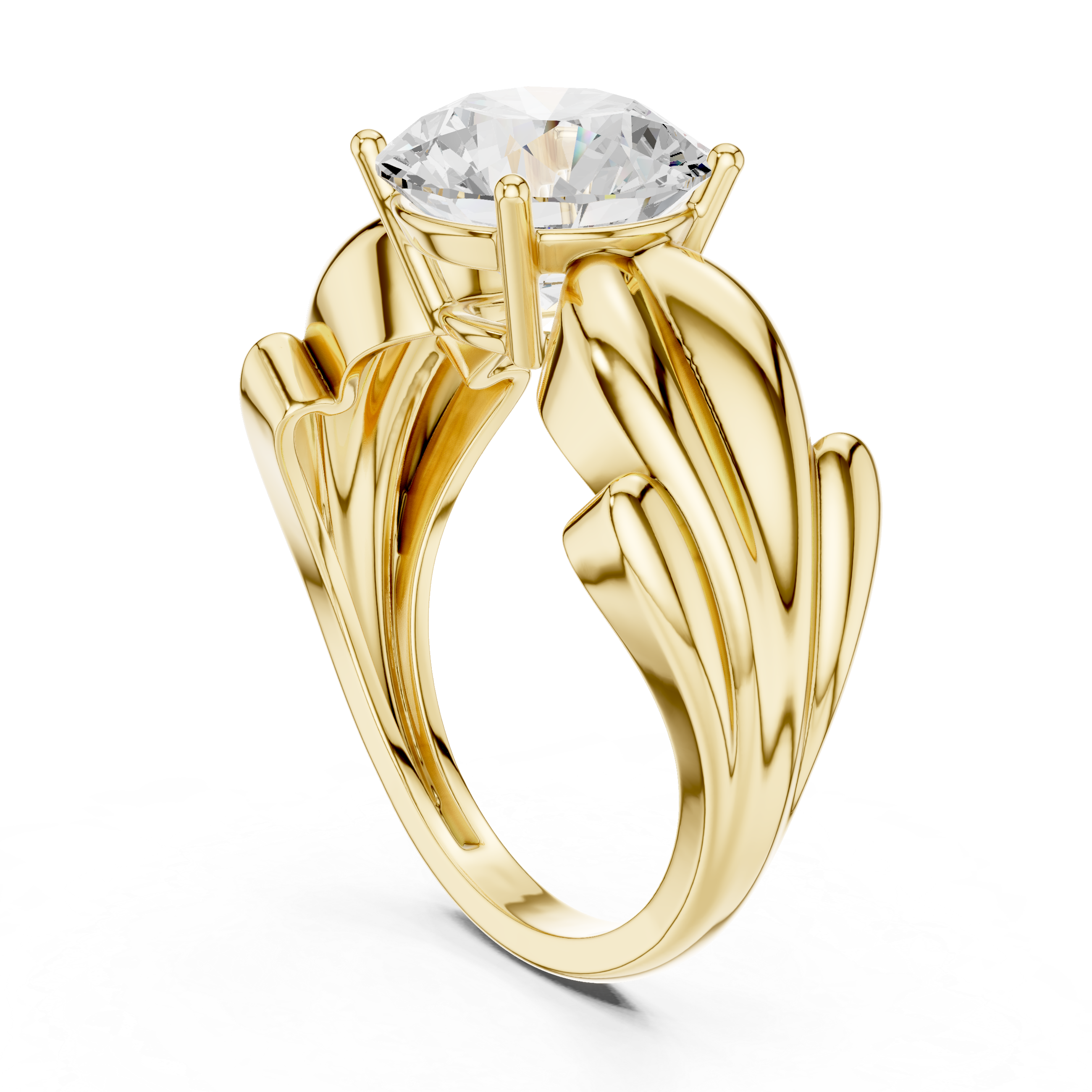 2.50 Carat Round Cut Lab-Grown Diamond Solitaire Ring in 14K / 18K Gold , VVS1 Clarity – SGL Certified