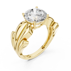 2.50 Carat Round Cut Lab-Grown Diamond Solitaire Ring in 14K / 18K Gold , VVS1 Clarity – SGL Certified