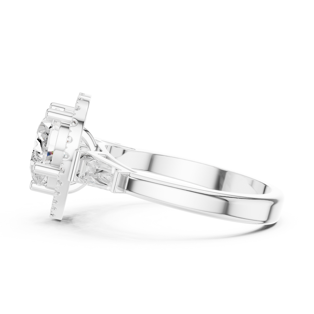 2.90 Carat Heart Cut Lab-Grown Diamond Solitaire Ring in 14K / 18K Gold , VVS1 Clarity – SGL Certified