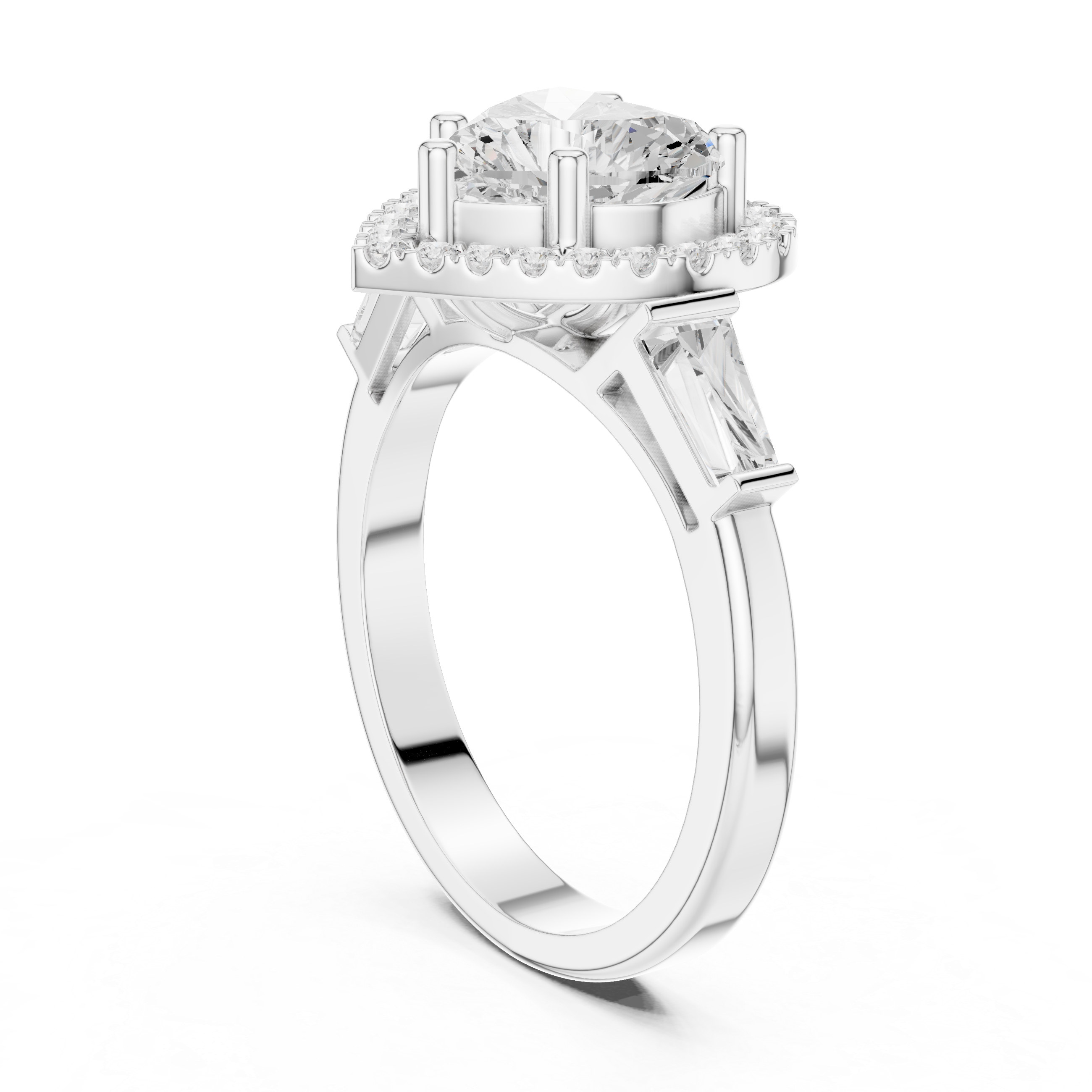 2.90 Carat Heart Cut Lab-Grown Diamond Solitaire Ring in 14K / 18K Gold , VVS1 Clarity – SGL Certified