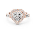 2.90 Carat Heart Cut Lab-Grown Diamond Solitaire Ring in 14K / 18K Gold , VVS1 Clarity – SGL Certified