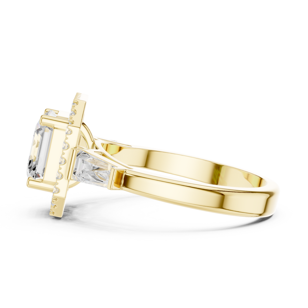 2.90 Carat Asscher Cut Lab-Grown Diamond Solitaire Ring in 14K / 18K Gold , VVS1 Clarity – SGL Certified