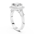 2.90 Carat Asscher Cut Lab-Grown Diamond Solitaire Ring in 14K / 18K Gold , VVS1 Clarity – SGL Certified