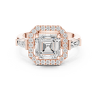 2.90 Carat Asscher Cut Lab-Grown Diamond Solitaire Ring in 14K / 18K Gold , VVS1 Clarity – SGL Certified