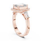 2.90 Carat Emerald Cut Lab-Grown Diamond Solitaire Ring in 14K / 18K Gold , VVS1 Clarity – SGL Certified