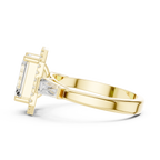 2.90 Carat Emerald Cut Lab-Grown Diamond Solitaire Ring in 14K / 18K Gold , VVS1 Clarity – SGL Certified