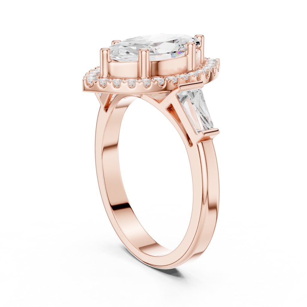 2.90 Carat Marquise Cut Lab-Grown Diamond Solitaire Ring in 14K / 18K Gold r, VVS1 Clarity – SGL Certified