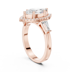 2.90 Carat Marquise Cut Lab-Grown Diamond Solitaire Ring in 14K / 18K Gold r, VVS1 Clarity – SGL Certified