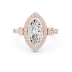 2.90 Carat Marquise Cut Lab-Grown Diamond Solitaire Ring in 14K / 18K Gold r, VVS1 Clarity – SGL Certified