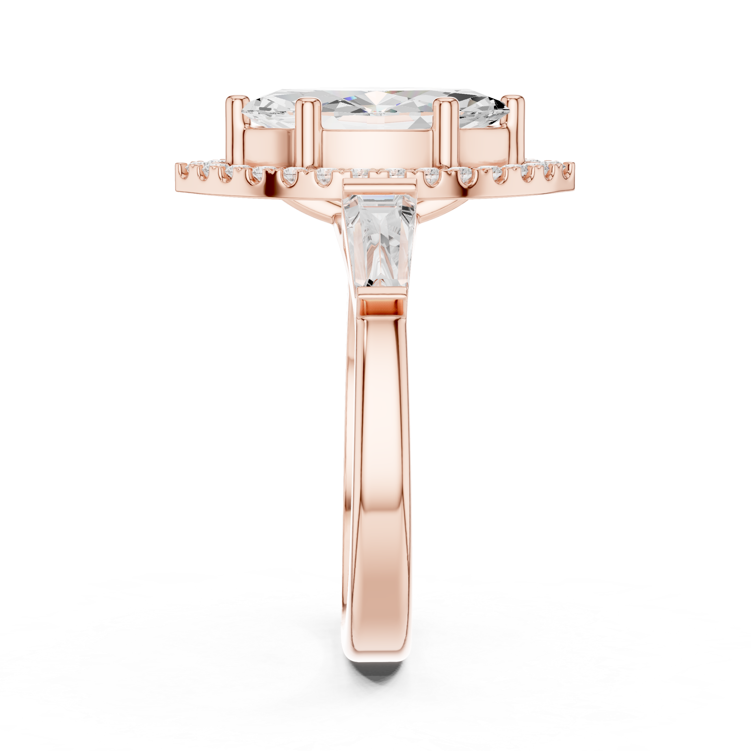 2.90 Carat Marquise Cut Lab-Grown Diamond Solitaire Ring in 14K / 18K Gold r, VVS1 Clarity – SGL Certified