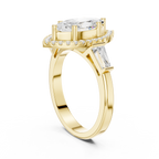 2.90 Carat Marquise Cut Lab-Grown Diamond Solitaire Ring in 14K / 18K Gold r, VVS1 Clarity – SGL Certified