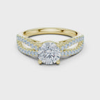 1.30 Carat Round Cut Lab-Grown Diamond Solitaire Ring in 14K / 18K Gold , VVS1 Clarity – SGL Certified