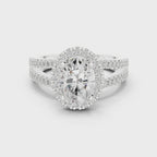 2.50 Carat Oval Cut Lab-Grown Diamond Engagement Ring