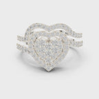 1 Carat Heart Shape Lab-Grown Diamond Engagement Ring