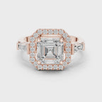2.90 Carat Asscher Cut Lab-Grown Diamond Solitaire Ring in 14K / 18K Gold , VVS1 Clarity – SGL Certified