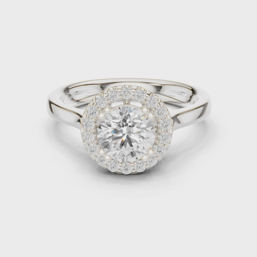 1.25 Carat Round Cut Lab-Grown Diamond Solitaire Ring in 14K / 18K Gold , VVS1 Clarity – SGL Certified
