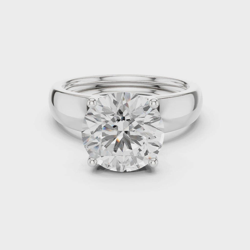 1.50 Carat Round Cut Lab-Grown Diamond Solitaire Ring in 14K / 18K Gold , VVS1 Clarity – SGL Certified