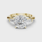 3.35 Carat Round Cut Lab-Grown Diamond Solitaire Ring in 14K / 18K Gold , VVS1 Clarity – SGL Certified