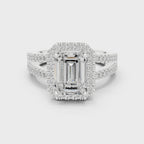 2.50 Carat Emerald Cut Lab-Grown Diamond Engagement Ring