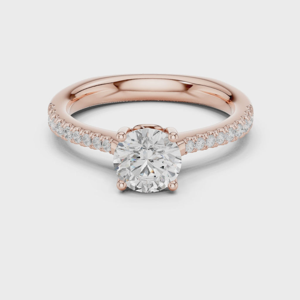 1.25 Carat Round Cut Lab-Grown Diamond Solitaire Ring in 14K / 18K Gold, VVS1 Clarity – SGL Certified