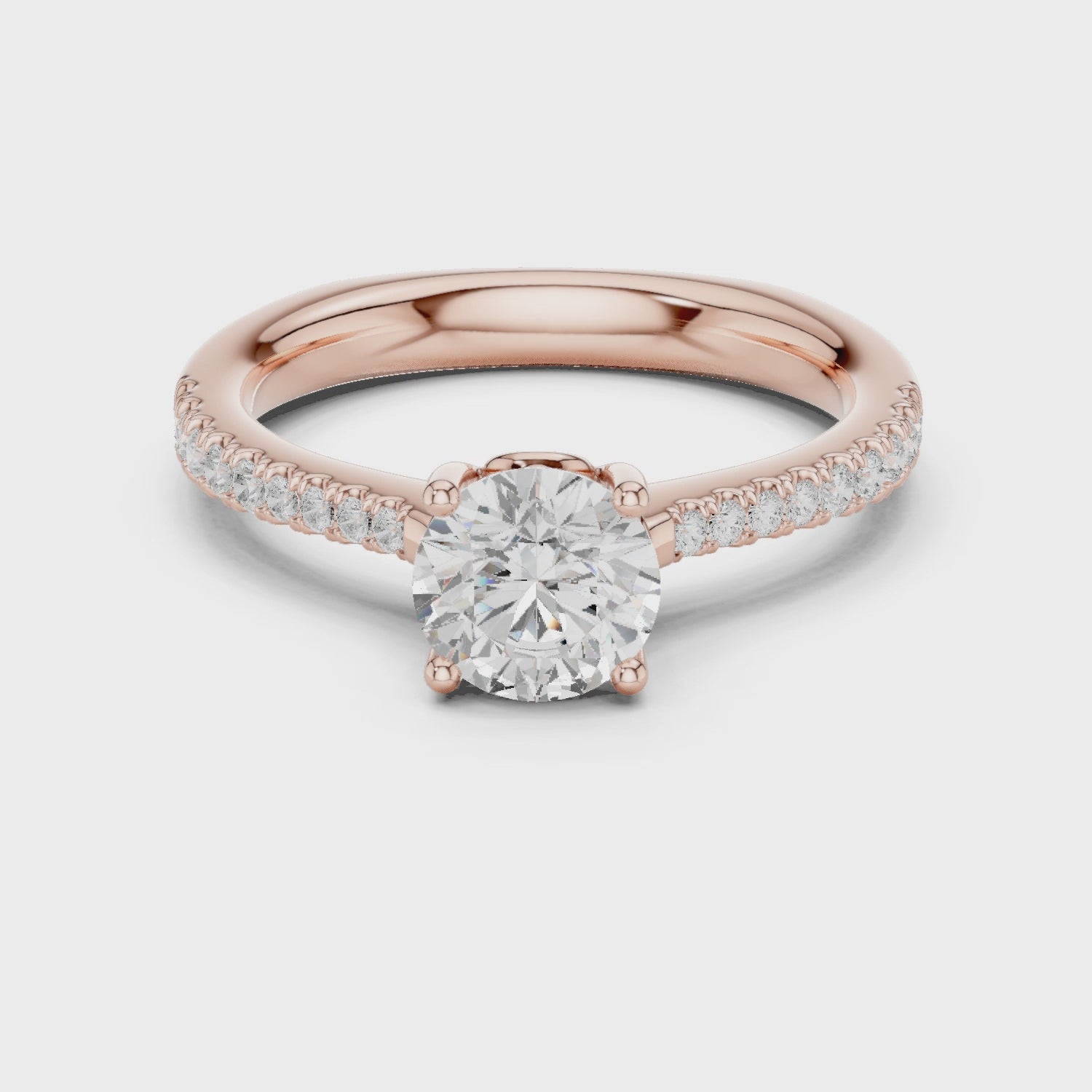 1.25 Carat Round Cut Lab-Grown Diamond Solitaire Ring in 14K / 18K Gold, VVS1 Clarity – SGL Certified