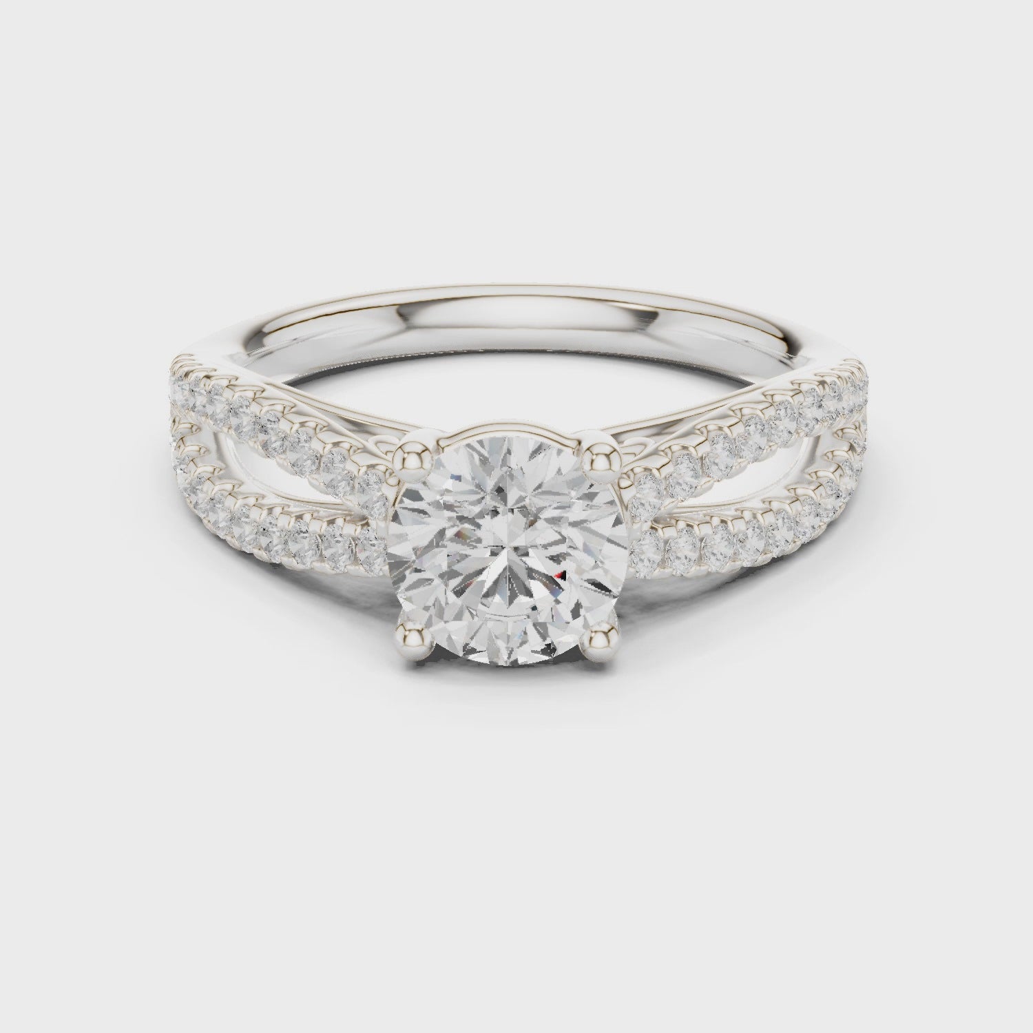 1.30 Carat Round Cut Lab-Grown Diamond Solitaire Ring in 14K / 18K Gold , VVS1 Clarity – SGL Certified