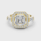 2.90 Carat Asscher Cut Lab-Grown Diamond Solitaire Ring in 14K / 18K Gold , VVS1 Clarity – SGL Certified