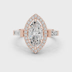 2.90 Carat Marquise Cut Lab-Grown Diamond Solitaire Ring in 14K / 18K Gold r, VVS1 Clarity – SGL Certified