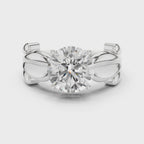 2.50 Carat Round Cut Lab-Grown Diamond Solitaire Ring in 14K / 18K Gold , VVS1 Clarity – SGL Certified