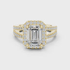 2.50 Carat Emerald Cut Lab-Grown Diamond Engagement Ring