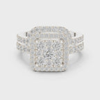1.85 Carat Round Cut Lab-Grown Diamond Engagement Ring