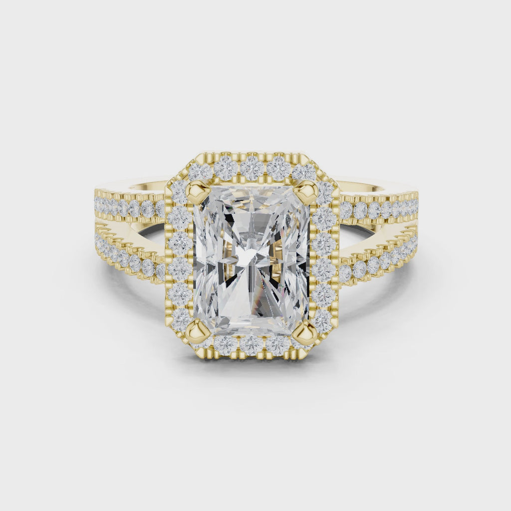 2.50 Carat Radiant Cut Lab-Grown Diamond Engagement Ring