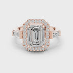2.90 Carat Emerald Cut Lab-Grown Diamond Solitaire Ring in 14K / 18K Gold , VVS1 Clarity – SGL Certified