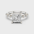 2.35 Carat Princess Cut Lab-Grown Diamond Solitaire Ring in 14K / 18K Gold , VVS1 Clarity – SGL Certified