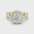 2.50 Carat Round Cut Lab-Grown Diamond Engagement Ring